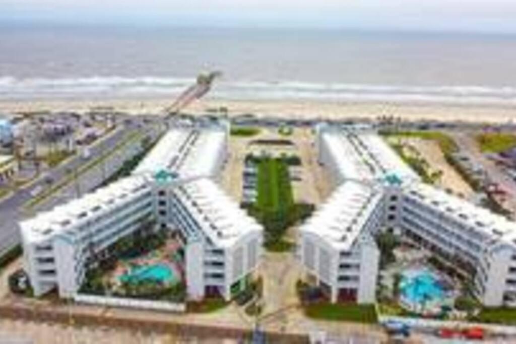 Gypsea Blu Beach Condo Steps To The Beach Galveston Exterior foto